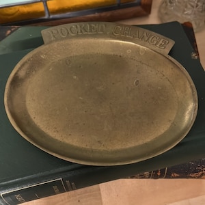 Brass Pocket Change Dish