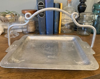 1930’s Farberware Aluminum Loop Handled Tray