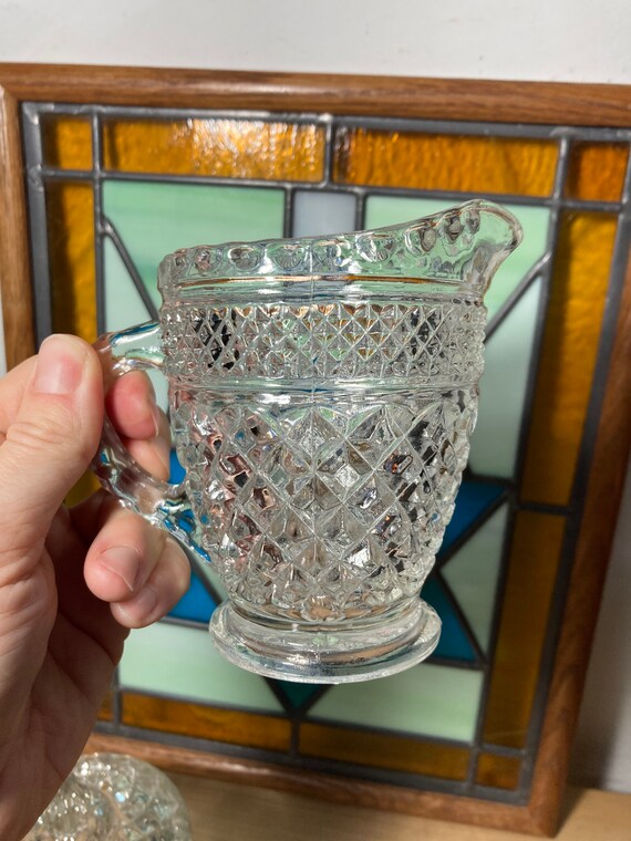 Anchor Hocking Wexford Creamer & Sugar Bowl Set - Etsy