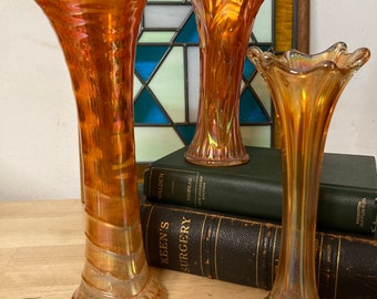 Mini Bougeoir Vintage En Verre Transparent - Déco Mi-siècle (1900-1940), Style Français, Main Fait