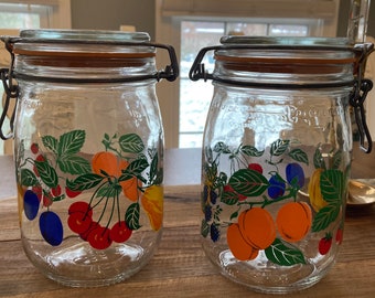 Set: 1970’s Le Parfait Super Preserving Jars