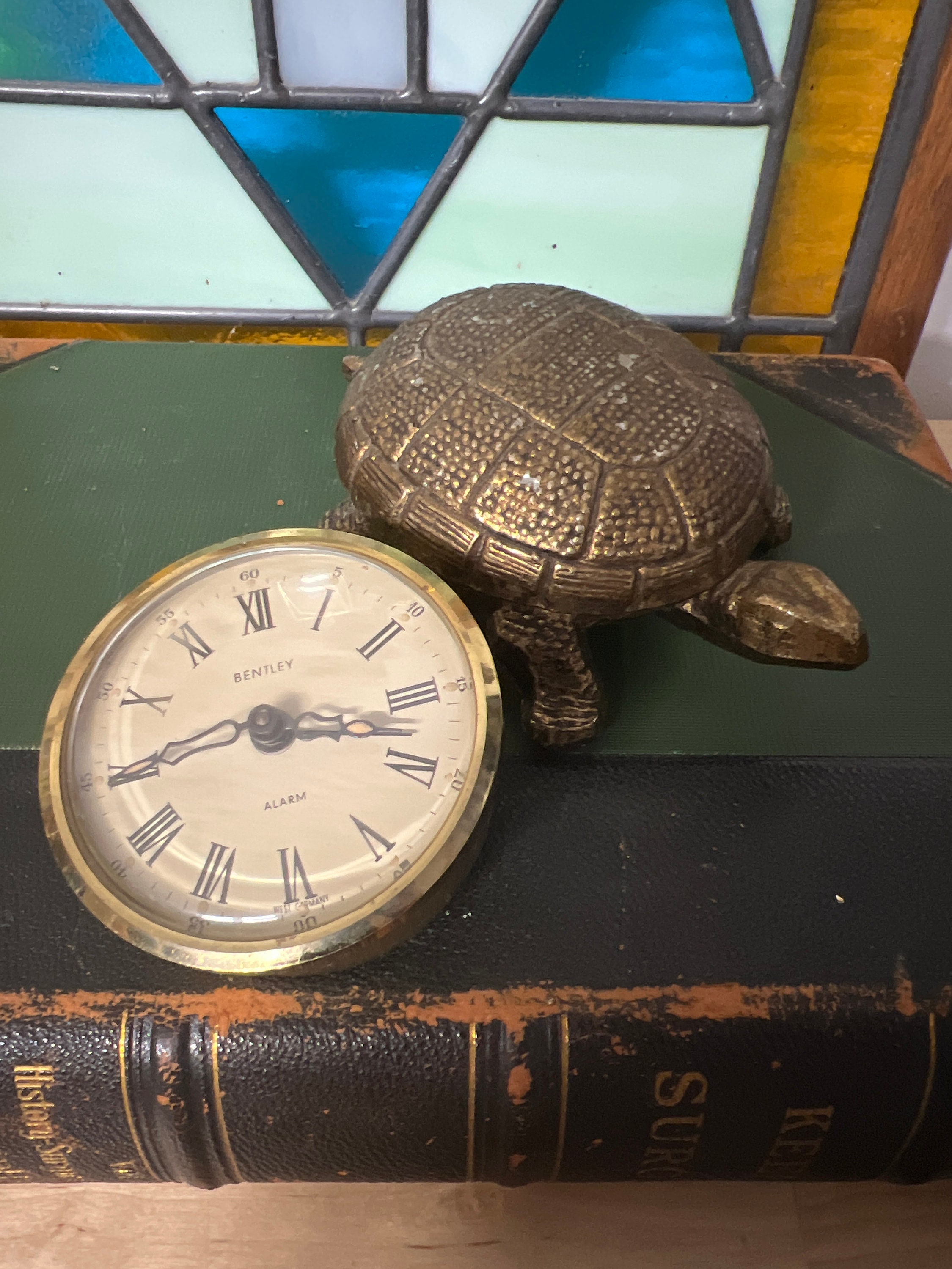 Bentley Antique West German Turtle Alarm Clock - Etsy
