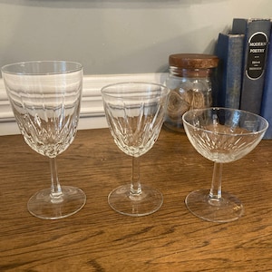 Vintage French Made Stemware Sets