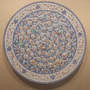 Mina plate, Enameling with miniature art