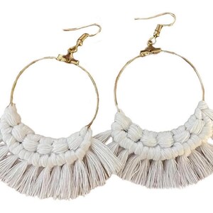 Boho Makramee Ohrringe