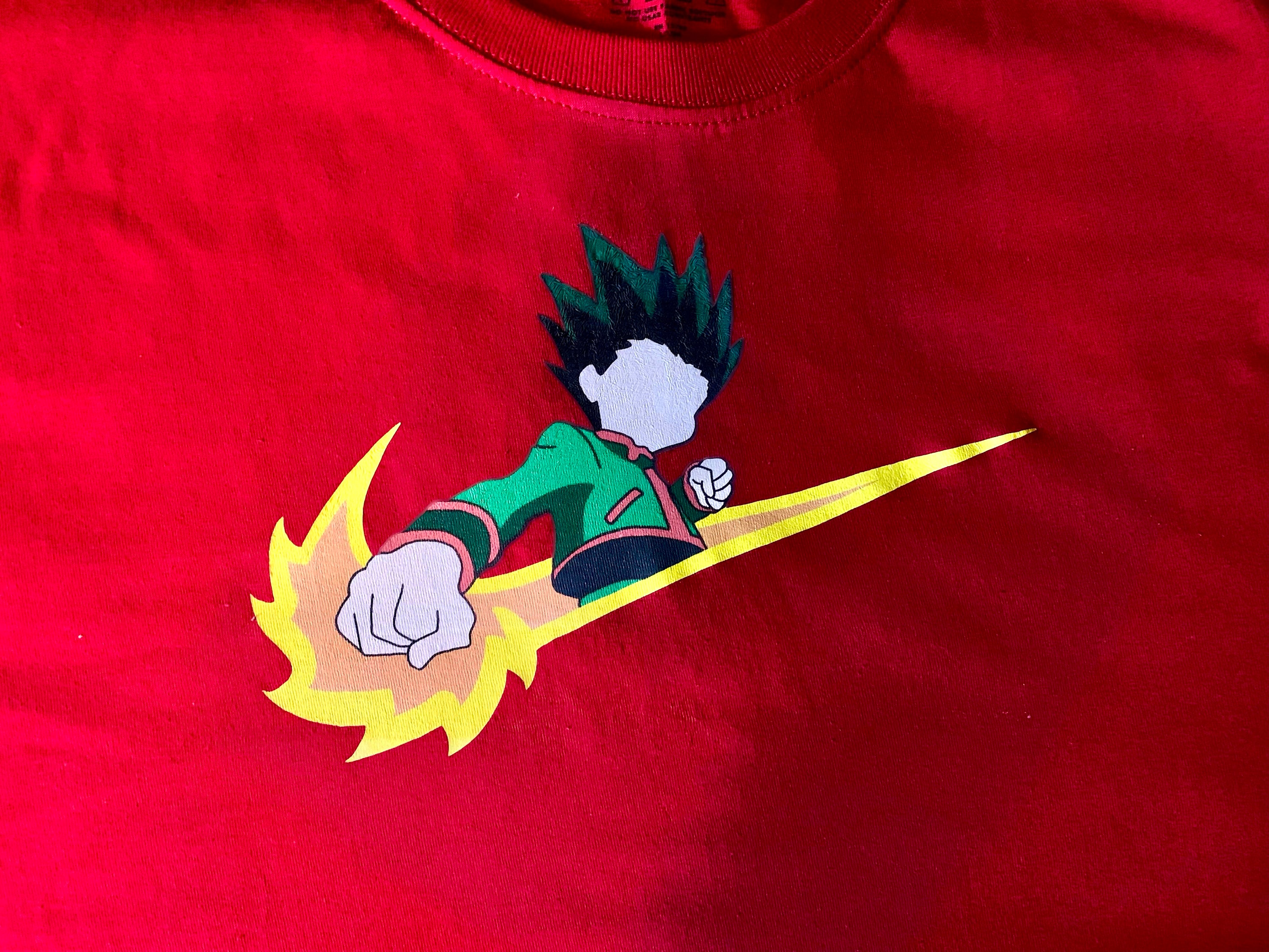 Hunter x Hunter T Shirt Gon x NIKE 100 cotton Etsy