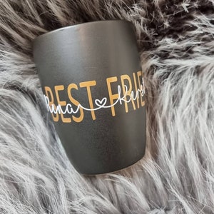 BEST FRIENDS mug with the names of friends 300ml (handleless)