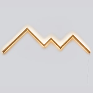 Alblicht 170 wall lamp as a mountain range | modern & minimalist design | mountain love mountains | wall light LED lamp