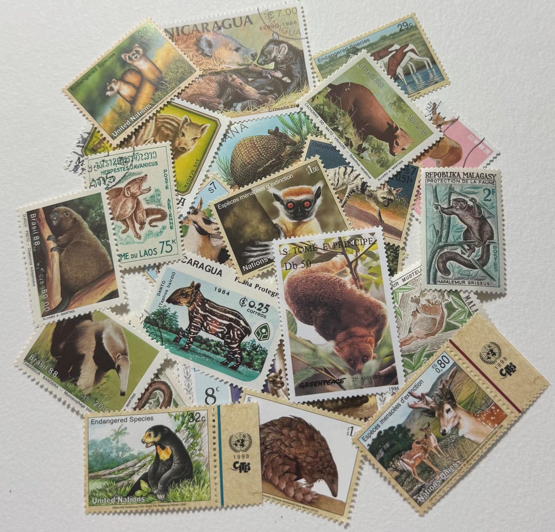 Native File Stamp Topical Stamps - Animals (africa + Australia Native) - Etsy