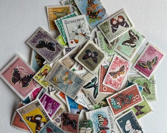 Topical Stamps -  Butterflies (25)