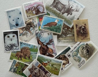 21 南アフリカ切手 ヴィンテージ 使用済み郵便切手 コレクターセット