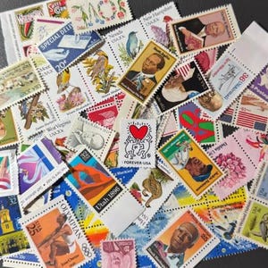 Authentic Unused Vintage Postage  Mail Art Supply