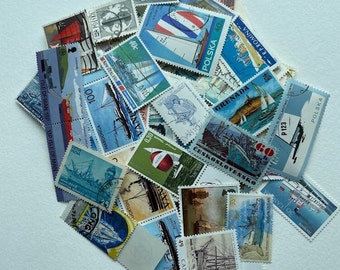 Topical Stamps -  Boats & Ships (25)