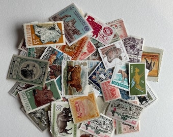 Topical Stamps - Cows, Water Buffalos, Buffalos