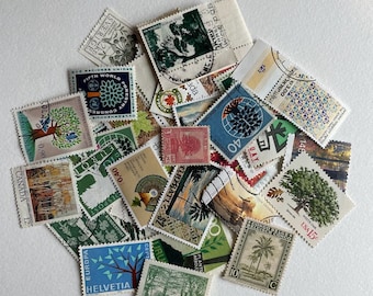 Topical Stamps - Trees & Leaves
