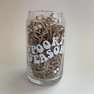 Spooky Season Beer Can Glass