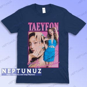 Girls Generation SNSD Shirt Taeyeon Forever 1 Kpop GirlBand Music Vintage Retro Style Men Women T-Shirt More Color