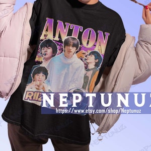Kpop T-Shirt, Anton  Shirt, Lee Chan Young, Boyband Music Vintage Retro Aesthetic Graphic Style Men Women Bootleg Tee