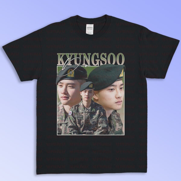 D.O Shirt Do Kyungsoo Army Boyband Kpop Singer Celebrity Band Music Vintage Retro Style New Men Women Tee