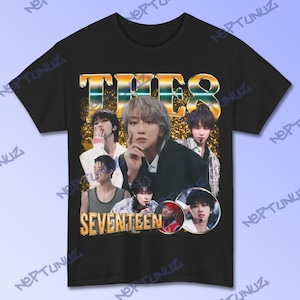 THE8 Shirt Xu Minghao Kpop Boyband Muziek Vintage Retro Esthetische Grafische Stijl Heren Dames T-shirt
