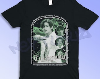 Taehyung V Shirt Kpop Boyband Musik Vintage Retro Style Neue Männer Frauen Größe Tee