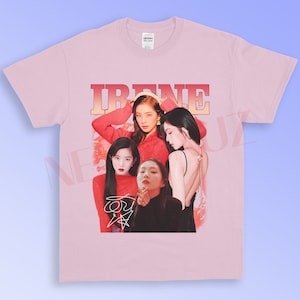 Irene Shirt Red Velvet Tee Kpop Singer Celebrity 90s Retro Vintage Style Sweatshirt Men Women TShirt