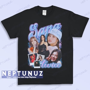 Kpop T-Shirt, Sana Shirt, Girlband Music Vintage Retro Aesthetic Graphic Style Men Women Bootleg Tee