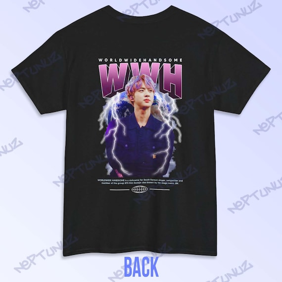 BTS JIN Tシャツ JIN (BTS) - [HAPPY] (OFFICIAL MD T-shirt) – kpopalbums.com