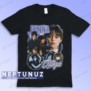 Jenna Ortega Shirt Vintage Retro Aesthetic Graphic Style Men Women T-Shirt