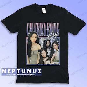 Chaeryeong Shirt Kpop T-Shirt Girband Musik Vintage Retro Ästhetische Stil Männer Frauen T-Shirt