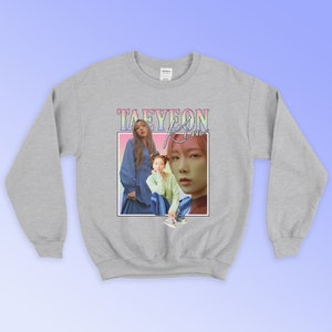 SNSD Taeyeon Sweatshirts Girls Generation Kpop Girlband Singer Celebrity 90s Retro Vintage Style Men Women Size