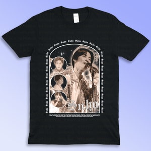 SUHO Shirt Kpop Boyband Music Vintage Retro Aesthetic Graphic Men Women Size Tee