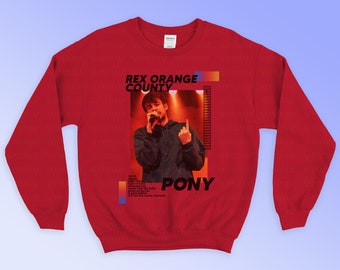 Funny Shirt Rex Orange County Sweatshirts PONY Singer Celebrity