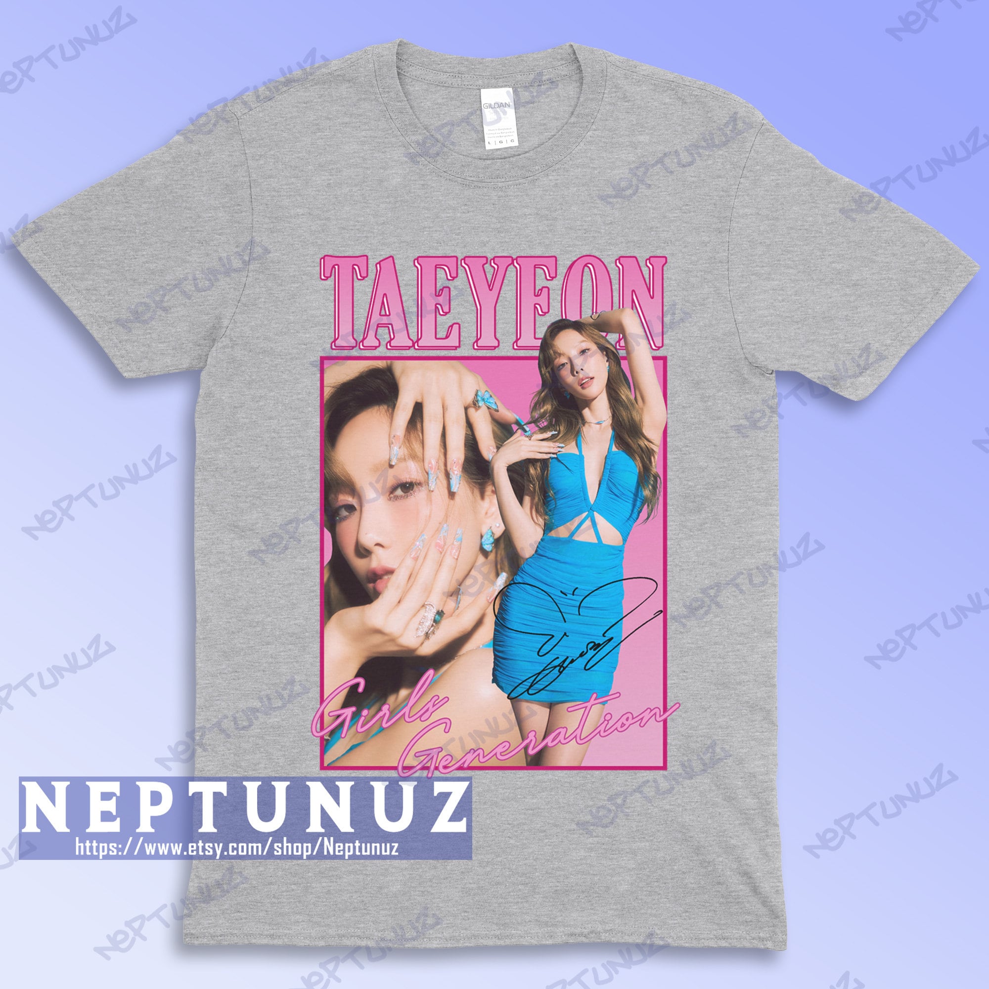 Taeyeon Girls Generation T-shirt: Vintage Kpop Girlband Tee