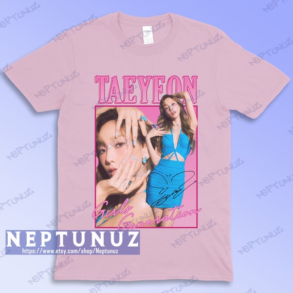 Taeyeon Girls Generation T-shirt: Vintage Kpop Girlband Tee
