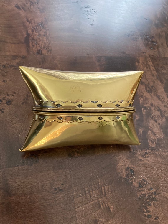 Brass pillow box or clutch - image 2