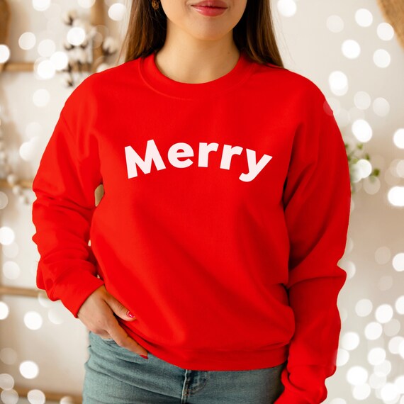 Aopirta women’s sweatshirt, funny christmas sweatshirt, red sweatshirt at   Women’s Clothing store
