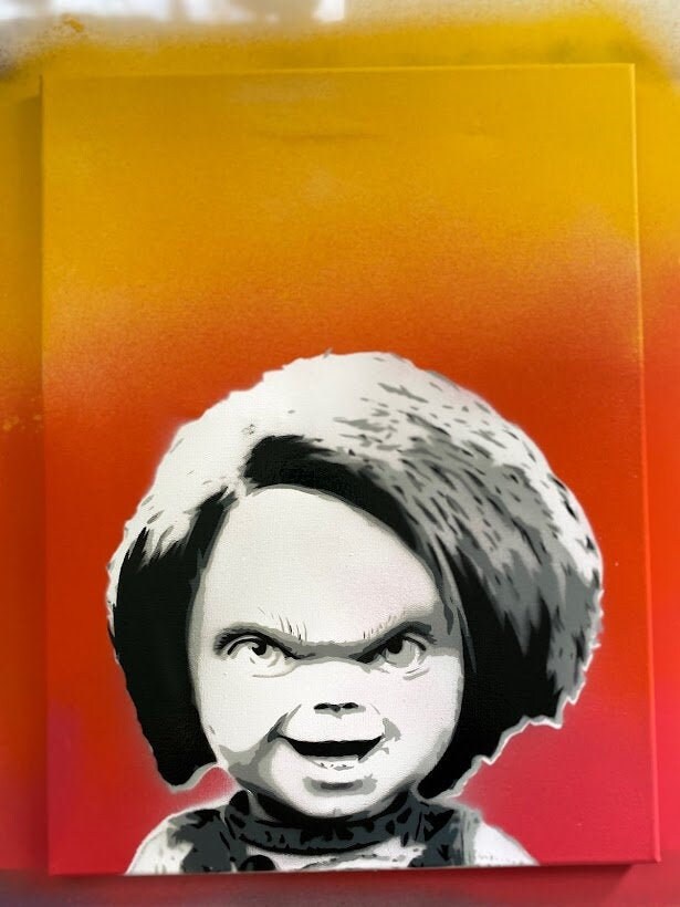 Chucky Stencil