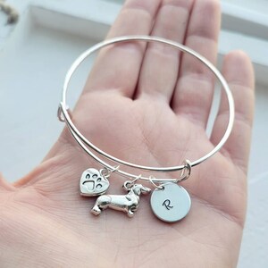  BAUNA Dachshund Bracelet Doxie Dog Jewelry I Long To Be Around  You Wiener Dog Pet Owner Gift For Dachshund Lover (Dachshund Bracelet):  Clothing, Shoes & Jewelry