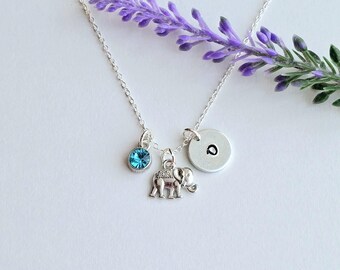 Elephant Necklace-Elephant Lover Gift-Elephant Pendant-Elephant Jewelry for Women
