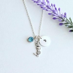 Mermaid Necklace for Girls-Mermaid Gifts-Mermaid Jewelry-Mermaid Party-Gift for Girls-Birthday Gift for Girls