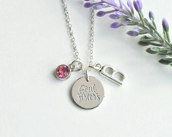 Soul Sister Necklace-Gift for Sister-Sister Necklace-Sister Birthday Gift-Friendship Gift-Best Friend Gift