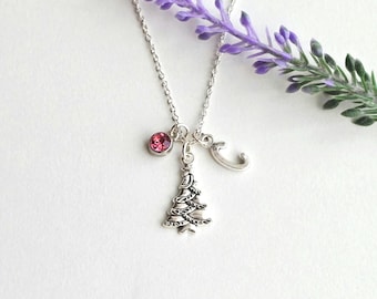 Christmas Tree Necklace-Christmas Gift-Holiday Necklace for girls-Christmas Jewelry