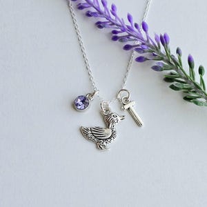 Duck Necklace-Duck Gift-Personalized Duck Gift-Duck Birthday Gift-Necklace for Girls