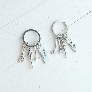 Keychain for Grandpa-Christmas Gift for Grandpa-Gift for Dad-Dad Stocking Stuffer Gift-Grandpa Birthday Gift