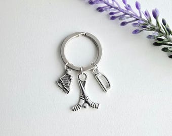 Hockey Keychain-Hockey Player Gift-Hockey Lover Gift-Hockey Mom Keychain