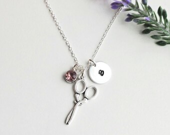 Scissor Necklace for Hair Stylist-Hairdresser Gift-Hairstylist Necklace-Gift for Barber-Craft Lover Gift