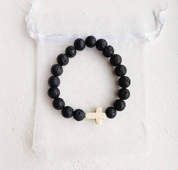 Cross Bracelet for Men-Confirmation Gift-Cross Bracelet-Baptism Gift for Boys-Gift for Men-Religious Gift for Him