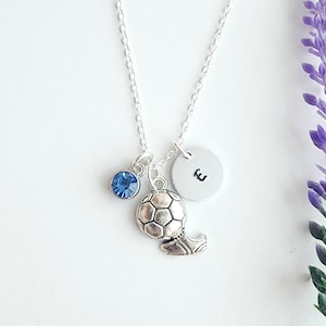 Soccer Necklace for Girls-Personalized Soccer Gift-Soccer Player Necklace-Soccer Team Gift-Soccer Coach Gift-Soccer Jewelry