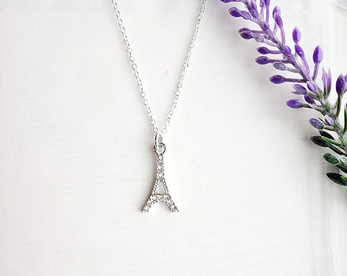 Eiffel Tower Necklace-Paris Necklace-Paris Gift-Eiffel Tower Gift for Women-France Gifts-Necklace for Girls